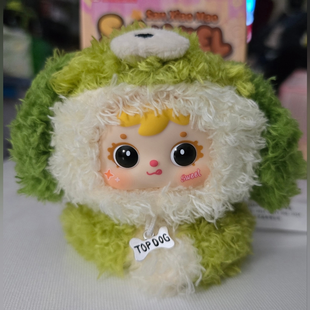 SAMUEL Puppy Flop Series Plush Pendant "Lucky Dou Dou"